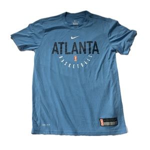 Nike Anti Odor Dri Fit Atlanta Basketball Crewneck T Shirt Size Mens Mediun NWT